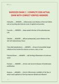 NURS5220 EXAM 2  &vert; COMPLETE 2026 ACTUAL  EXAM WITH CORRECT VERIFIED ANSWERS