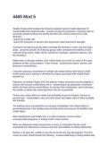 4465 Mod 5&period; Questions and Answers