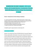 HONDROS NUR 150 EXAM 1 2026&sol;2027 &vert; 100&percnt; Correct Answers with Complete Solutions &vert; Fundamentals of Nursing &vert; NCLEX-RN Aligned &vert; Hondros College &vert; Pass Guaranteed - A&plus; Graded
