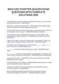 WGU C201 CHAPTER QUIZZES EXAM QUESTIONS WITH COMPLETE SOLUTIONS 2026