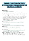WGU D664 TASK 2 COMPREHENSIVE STUDY GUIDE 2026 FULL QUESTIONS AND SOLUTIONS GRADED A&plus;