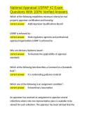 National Appraisal USPAP -2 Exam Questions With 100- Verified Answers&period;docx