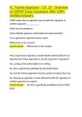FL Trainee Appraiser - Ch&period; 15 - Overview of USPAP Exam Questions With 100- Verified Answers&period;docx