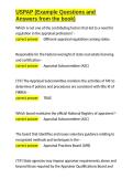 USPAP &lpar;Example Questions and Answers from the book&rpar;&period;docx