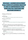 WGU D665 &mdash; LEARNER DEVELOPMENT & SCIENCE OF LEARNING OBJECTIVE V1 AND V2 COMPREHENSIVE STUDY GUIDE 2026 FULL QUESTIONS AND SOLUTIONS GRADED A&plus;