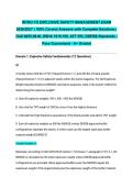 INTRO TO EXPLOSIVE SAFETY MANAGEMENT EXAM 2026&sol;2027 &vert; 100&percnt; Correct Answers with Complete Solutions &vert; DoD 6055&period;09-M&comma; OSHA 1910&period;109&comma; ATF 555&comma; DDESB Standards &vert; Pass Guaranteed - A&plus; Graded