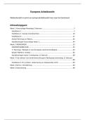 Samenvatting Europees Arbeidsrecht zonder week 6