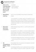 Google Ads Certification Study Guide &sol; Score 100&percnt; &sol; 2025-2026 Update