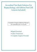 Accredited Test Bank Solution For  Biopsychology&comma; 11th Edition Pinel &lbrack;All  Lessons Included&rsqb;