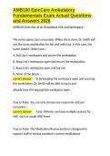 AMB100 EpicCare Ambulatory Fundamentals Exam Actual Questions and Answers 2026&period;docx