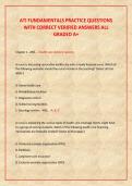 A PACKAGE DEAL FOR ATI FUNDAMENTALS  EXAM BANK 2026 ACTUAL EXAM QUESTIONS AND CORRECT VERIFIED ANSWERS