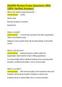 Rad400 Review Exam Questions With 100- Verified Answers&period;docx