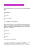 NUR 426 Exam 4 Questions and Answers