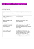 NUR426 exam 2 Questions and Answer