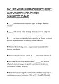 A&P 1 101 MODULE 8 COMPREHENSIVE SCRIPT 2026 QUESTIONS AND ANSWERS GUARANTEED TO PASS