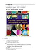 Test bank - Foundations for Population Health in CommunityPublic Health Nursing 6th Edition All Chapters &vert; Graded A&plus;