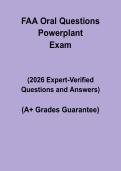 FAA Oral Questions &vert; Powerplant Exam Study Guide PDF