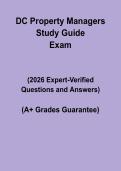 DC Property Managers &vert; Study & Exam Guide PDF