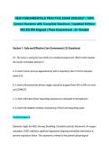 HESI FUNDAMENTALS PRACTICE TEST FINAL 2 PACKAGE DEAL 2026&sol;2027 &vert; Multiple Versions with 100&percnt; Correct Answers &vert; NCLEX-RN Aligned &vert; Pass Guaranteed - A&plus; Graded