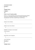 University of Phoenix  CCMH 558&colon; CCMH558 Week 3 Quiz&comma; Complete Solutions 2026