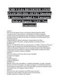 EMD V13&period;0A RECERTIFICATION EXAM 2025-2026 &vert; OUTEC Questions & Answers &vert; Graded A&plus; &vert; Emergency Medical Dispatch &vert; IAED &vert; Pass Guaranteed