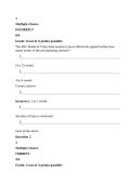 University of Phoenix CCMH 558&colon; CCMH 558 Week 2 quiz&comma; Complete solutions 2026