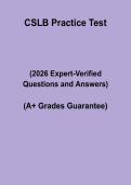 CSLB &vert; Contractors State License Board Practice Test PDF
