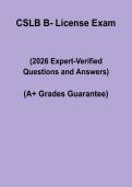 CSLB &vert; B-License Exam Study & Practice Guide PDF