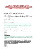 ACTUAL COMPTIA NETWORK&plus; &lpar;N10-008&rpar;  CERTIFICATION WITH QUESTION INCLUDING THE  CORRECT ANSWER AND A RATIONALE 