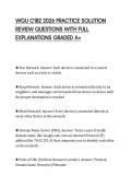 WGU C182 2026 PRACTICE SOLUTION  REVIEW QUESTIONS WITH FULL  EXPLANATIONS GRADED A&plus;