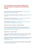PCA Nematodes Exam Newest With Complete 100 Questions And Correct Detailed Answers&vert; Brand New Version&excl;