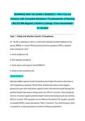 HONDROS NUR 163 EXAM 2 2026&sol;2027 &vert; 100&percnt; Correct Answers with Complete Solutions &vert; Fundamentals of Nursing &vert; NCLEX-RN Aligned &vert; Hondros College &vert; Pass Guaranteed - A&plus; Graded