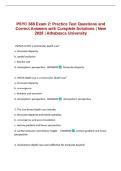 PSYC 388 Exam 2&colon; Practice Test Questions and Correct Answers with Complete Solutions &vert; New 2026 &vert; Athabasca University