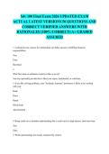 Sdv 100 Final Exam 2026 UPDATED EXAM ACTUAL LATEST VERSIONS 50 QUESTIONS AND CORRECT VERIFIED ANSWERS WITH RATIONALES &lpar;100&percnt; CORRECT&rpar; A&plus; GRADED ASSURED