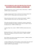 FTCE GUIDANCE AND COUNSELING PK-12 EXAM QUESTIONS WITH CORRECT ANSWERS 2026