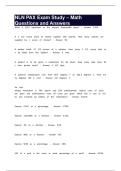 NLN PAX Exam Study &ndash; Math Questions and Answers