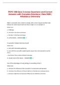 PSYC 388 Quiz 2 review Questions and Correct Answers with Complete Solutions &vert; New 2026 &vert; Athabasca University