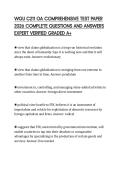 WGU C211 OA COMPREHENSIVE TEST PAPER 2026 COMPLETE QUESTIONS AND ANSWERS EXPERT VERIFIED GRADED A&plus;