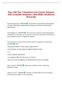 Psyc 338 Test 1 Questions and Correct Answers with Complete Solutions &vert; New 2026 &vert; Athabasca University