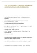 NURS 3315 MODULES 1-3 &vert; QUESTIONS AND ANSWERS &vert; LATEST UPDATE &vert; WITH COMPLETE SOLUTION&period;