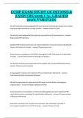 CCHP Certified Correctional Health Professional Exam 2025 Study Questions and Answers