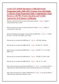 AAAE ACE Airfield Operations Certification Exam  Preparation Guide &lpar;2026&ndash;2027&rpar;&colon; Practice Test with Module  1&ndash;4 Review Exam Preparation Guide&colon; Comprehensive Study  Resource with 700&plus; Practice Questions and Verified  Answers for ACE Finance Certification