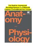 OpenStax Anatomy & Physiology 2nd Edition Test Bank 2026 &vert; Verified Questions & Answers