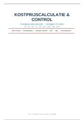 MAC SAMENVATTING ALLE HOOFDSTUKKEN &vert; MANAGEMENT ACCOUNTING JAAR 2 FINANCE AND CONTROL &vert; HvA