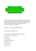 n554 exam 2 LATEST QUESTIONS AND VERIFIED CORRECT ANSWERS 100- GUARANTEED PASS&period;