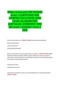 Wilkes University FNP NSG554 Exam 1 QUESTIONS AND VERIFIED SOLUTIONS 2025 EXAM ELABORATED &DETAILED ANSWERS NSG 554 exam 1&period;