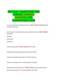 554 Exam 3 QUESTIONS AND VERIFED CORRECT ANSWERS 100- GUARANTEED PASS&period;