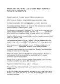 BADM 4801 MIDTERM QUESTIONS WITH VERIFIED ACCURATE ANSWERS