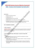 WGU C201 &ndash; Business Acumen Study Guide Course Notes&vert;2025 Update with complete solution