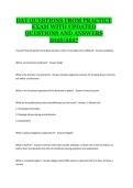 DAT Practice Exam Questions 2026&sol;2027 &ndash; Updated Questions and Answers Practice Material